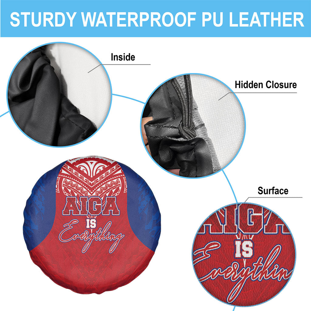 Aiga Samoa Spare Tire Cover Aiga Is Everything LT05 - Polynesian Pride