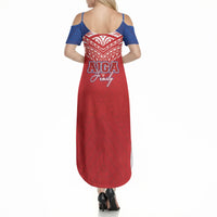 Aiga Samoa Summer Maxi Dress Aiga Is Everything LT05 - Polynesian Pride