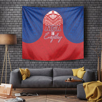 Aiga Samoa Tapestry Aiga Is Everything LT05 Red - Polynesian Pride