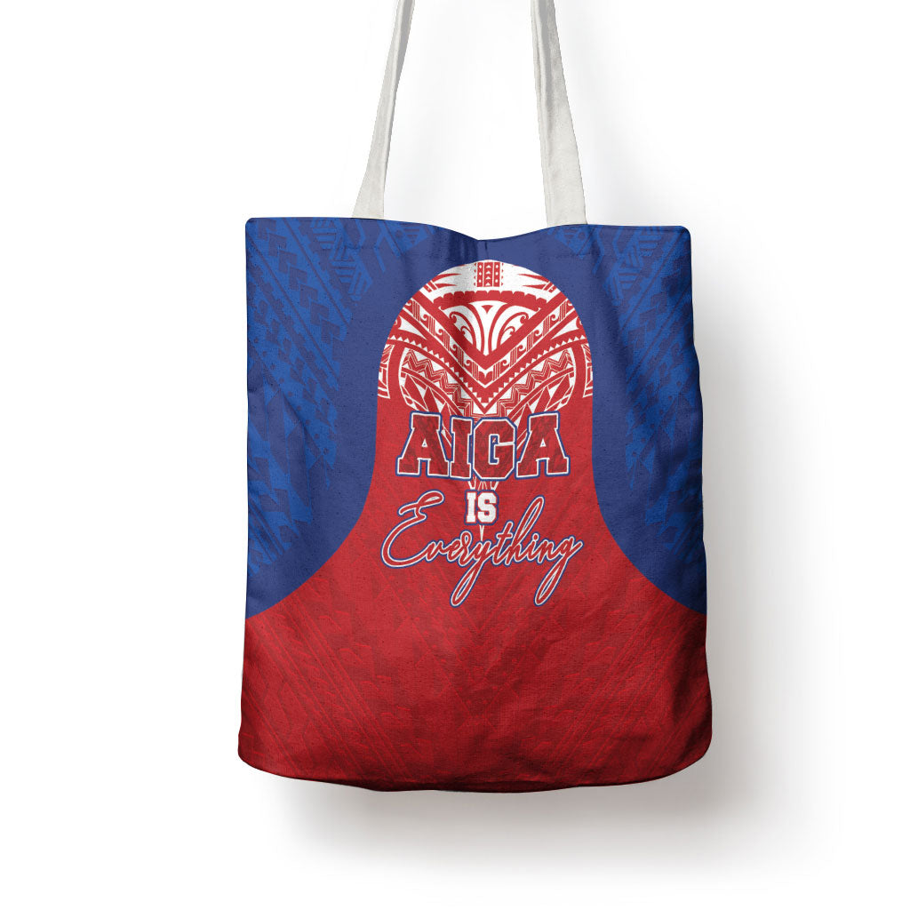 Aiga Samoa Tote Bag Aiga Is Everything LT05 - Polynesian Pride