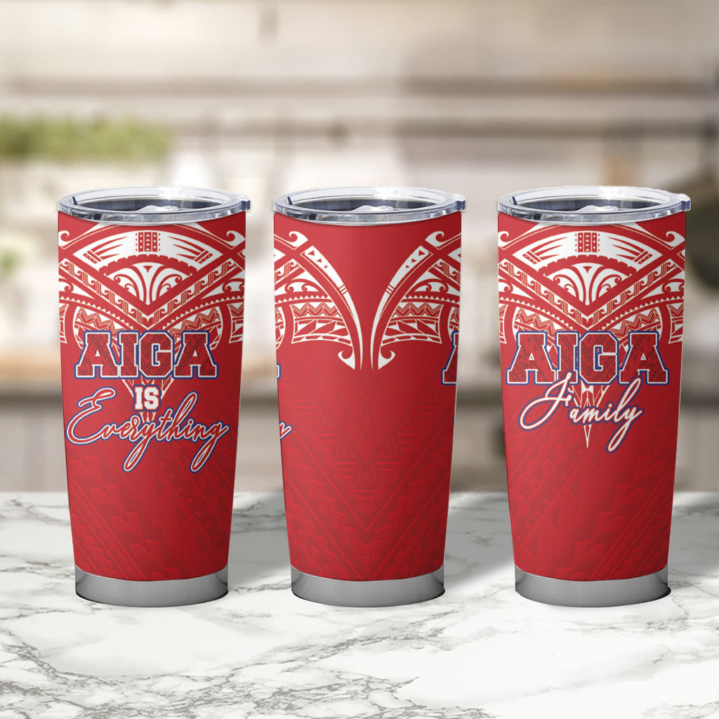 Aiga Samoa Tumbler Cup Aiga Is Everything LT05 - Polynesian Pride