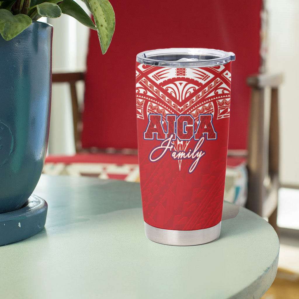 Aiga Samoa Tumbler Cup Aiga Is Everything LT05 - Polynesian Pride