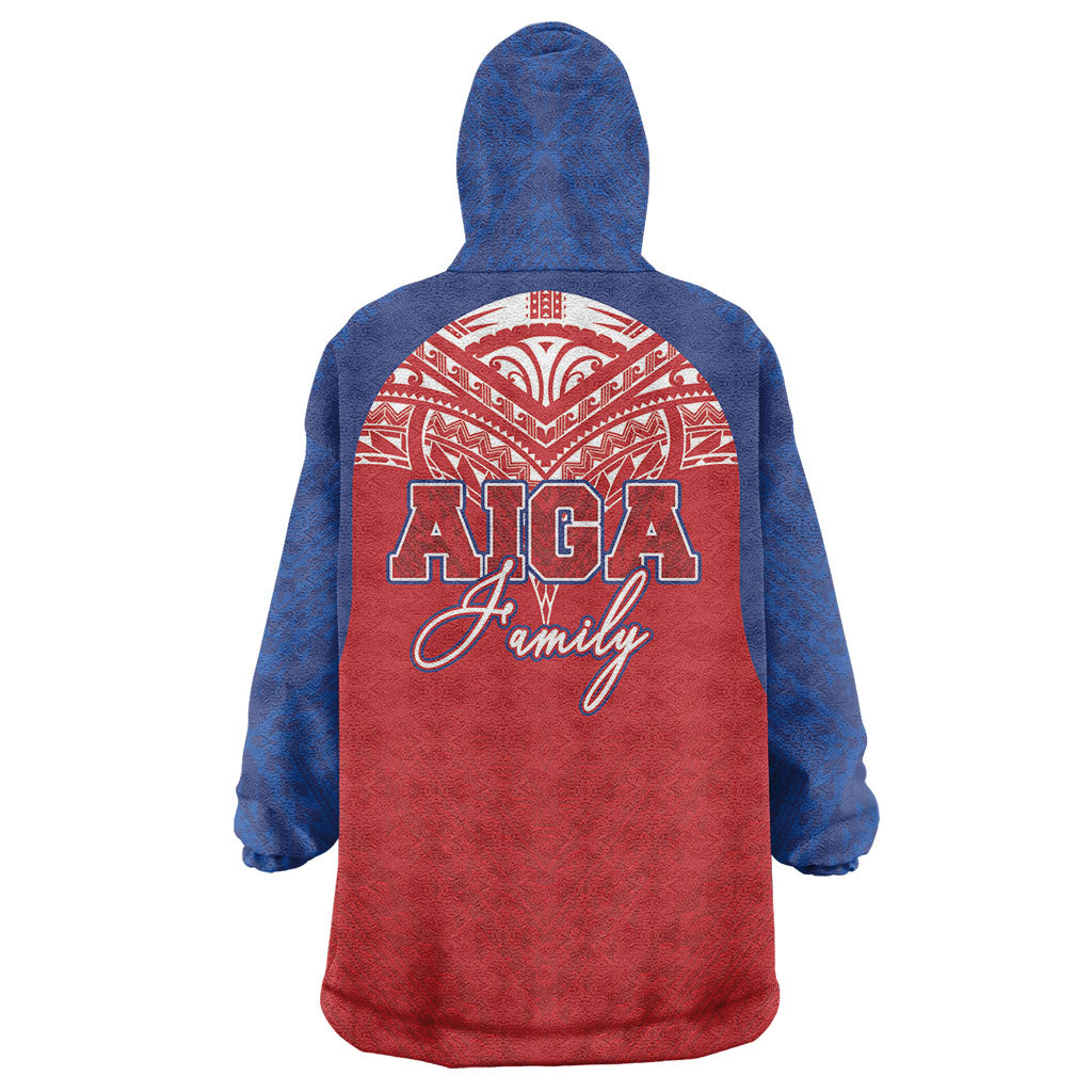 Aiga Samoa Wearable Blanket Hoodie Aiga Is Everything LT05 - Polynesian Pride