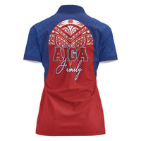 Aiga Samoa Women Polo Shirt Aiga Is Everything LT05 - Polynesian Pride