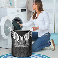Samoa Aiga Laundry Basket Samoan Tribal Pattern LT05 - Polynesian Pride