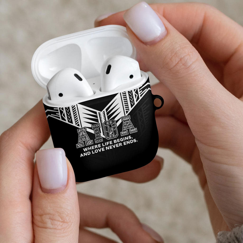 Samoa Aiga AirPods Case Samoan Tribal Pattern LT05 - Polynesian Pride