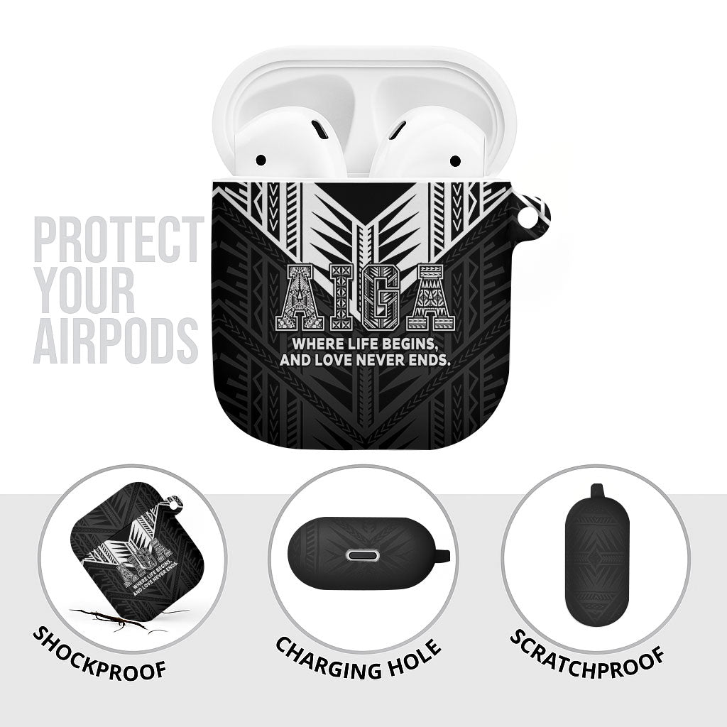Samoa Aiga AirPods Case Samoan Tribal Pattern LT05 - Polynesian Pride