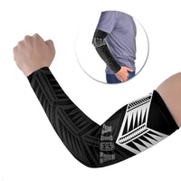 Samoa Aiga Arm Sleeves Samoan Tribal Pattern LT05 Set of 2 Black - Polynesian Pride