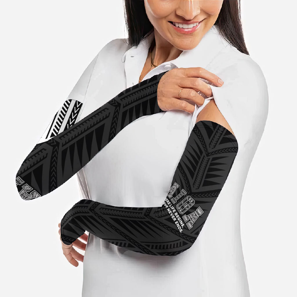 Samoa Aiga Arm Sleeves Samoan Tribal Pattern LT05 - Polynesian Pride