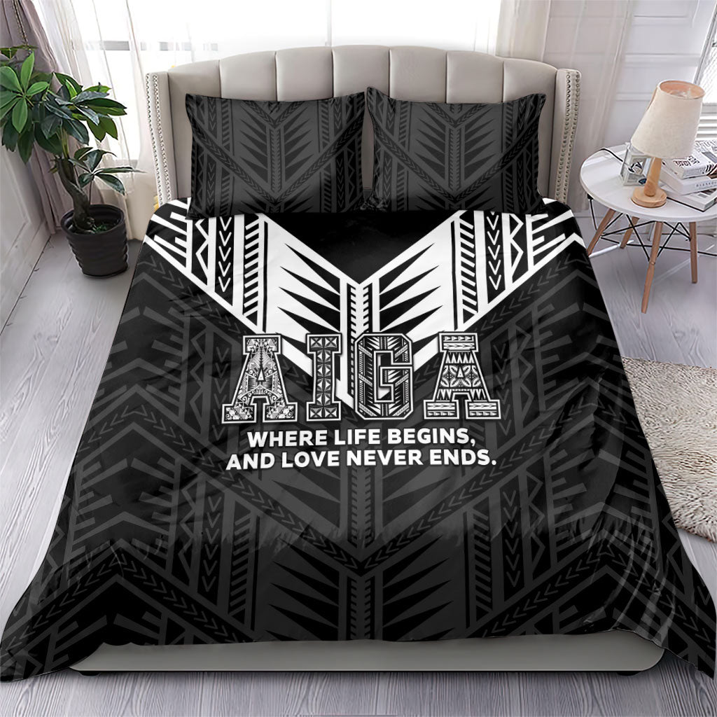Samoa Aiga Bedding Set Samoan Tribal Pattern LT05 - Polynesian Pride