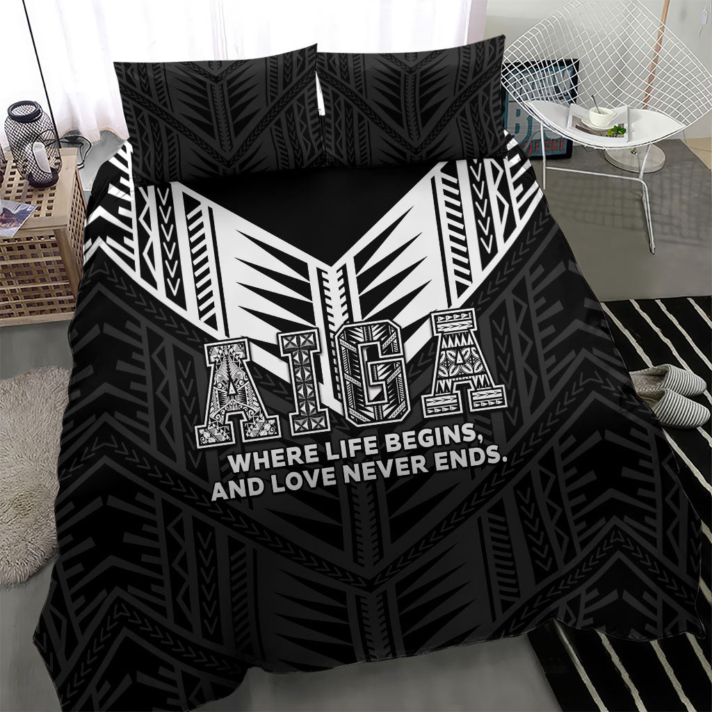 Samoa Aiga Bedding Set Samoan Tribal Pattern LT05 - Polynesian Pride