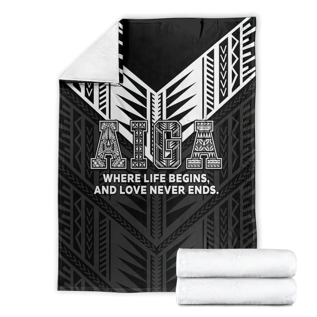 Samoa Aiga Blanket Samoan Tribal Pattern LT05 - Polynesian Pride