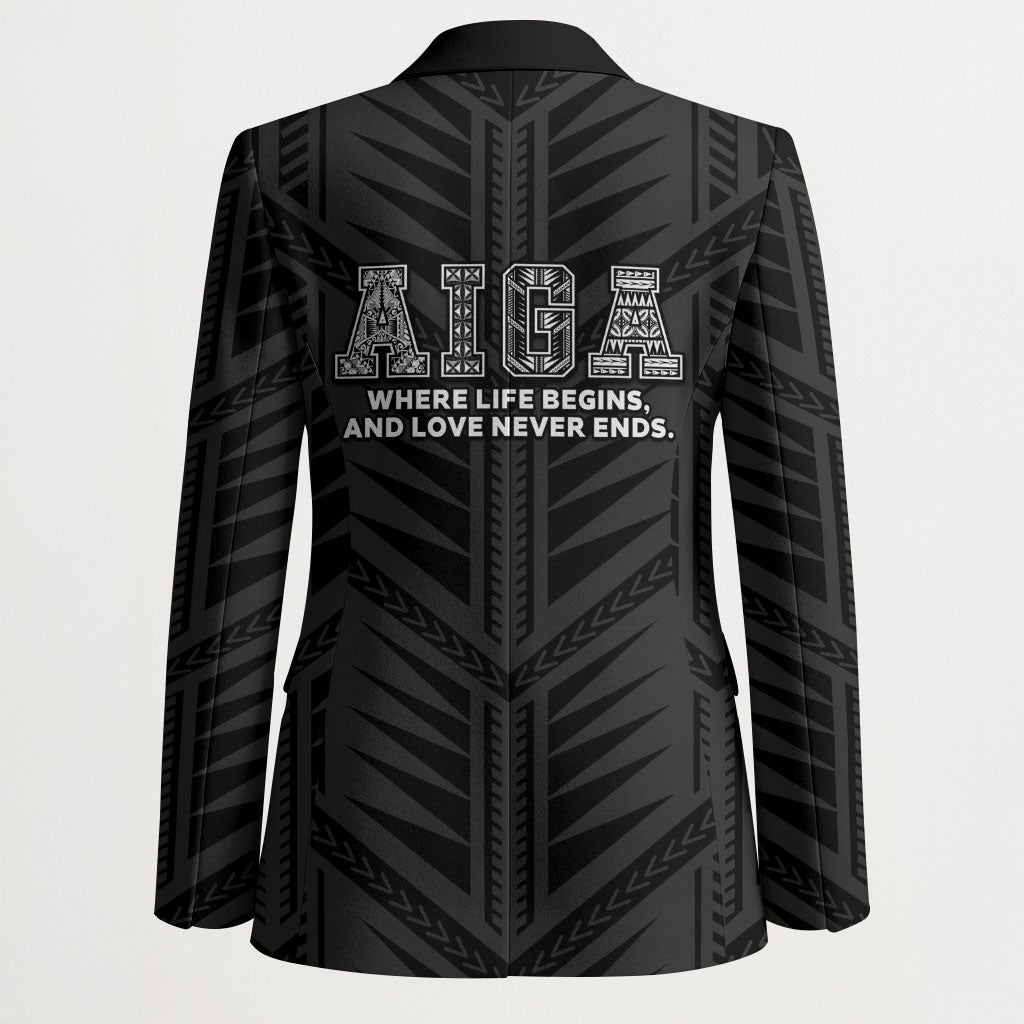 Samoa Aiga Blazer Samoan Tribal Pattern LT05 - Polynesian Pride