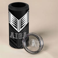 Samoa Aiga 4 in 1 Can Cooler Tumbler Samoan Tribal Pattern LT05 - Polynesian Pride