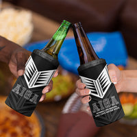 Samoa Aiga 4 in 1 Can Cooler Tumbler Samoan Tribal Pattern LT05 - Polynesian Pride