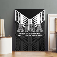Samoa Aiga Canvas Wall Art Samoan Tribal Pattern LT05 - Polynesian Pride