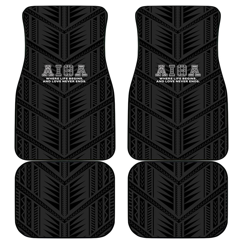Samoa Aiga Car Mats Samoan Tribal Pattern LT05 - Polynesian Pride