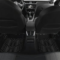 Samoa Aiga Car Mats Samoan Tribal Pattern LT05 Set 2pcs - Back Black - Polynesian Pride
