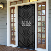 Samoa Aiga Door Cover Samoan Tribal Pattern LT05 - Polynesian Pride