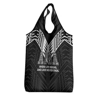 Samoa Aiga Grocery Bag Samoan Tribal Pattern LT05 - Polynesian Pride