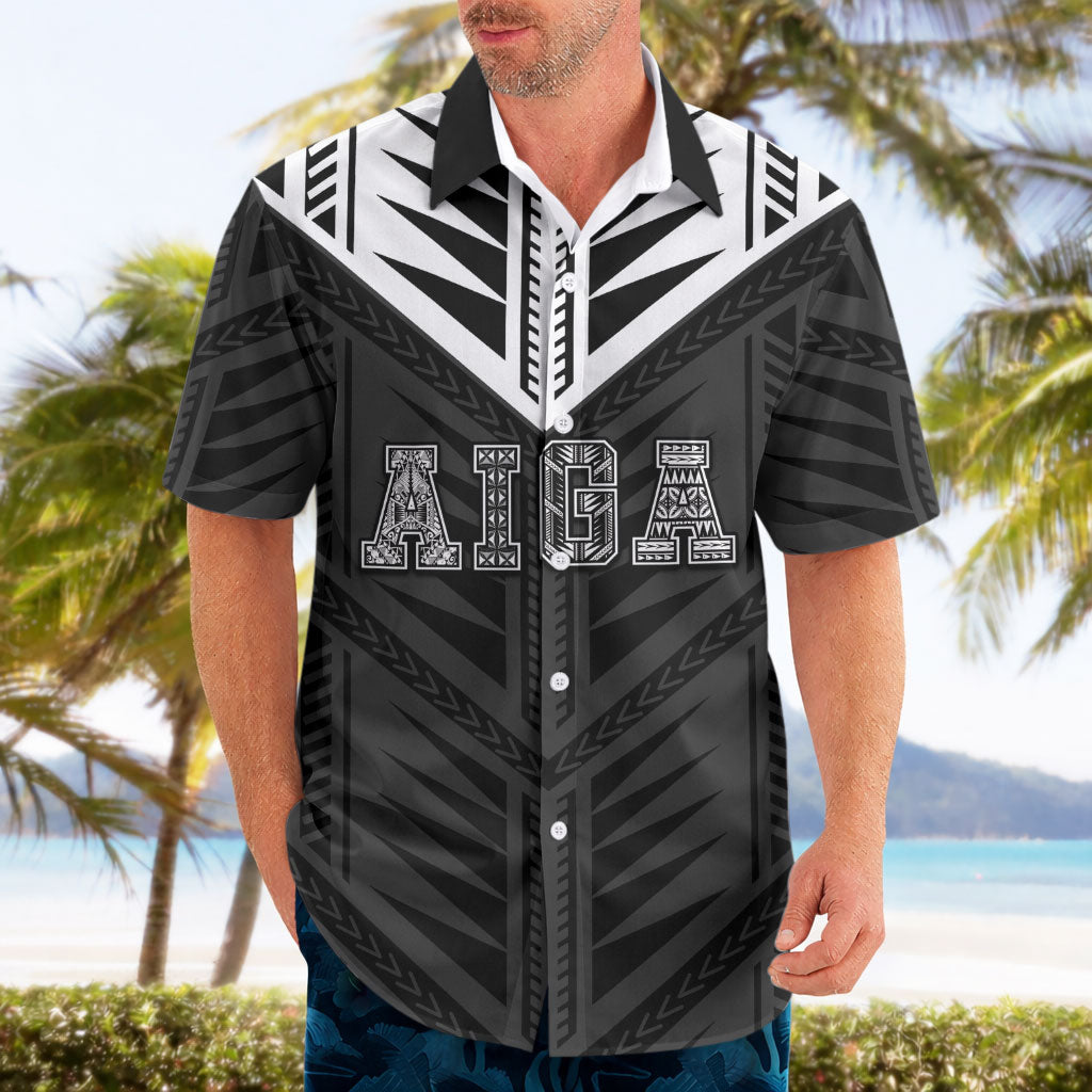Samoa Aiga Hawaiian Shirt Samoan Tribal Pattern LT05 - Polynesian Pride