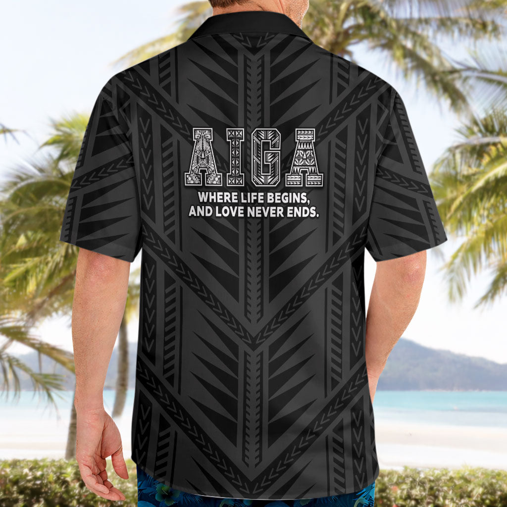 Samoa Aiga Hawaiian Shirt Samoan Tribal Pattern LT05 - Polynesian Pride