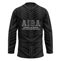 Samoa Aiga Hockey Jersey Samoan Tribal Pattern LT05 - Polynesian Pride