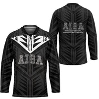 Samoa Aiga Hockey Jersey Samoan Tribal Pattern LT05 - Polynesian Pride