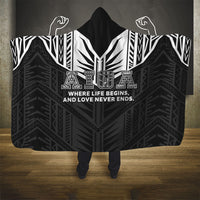 Samoa Aiga Hooded Blanket Samoan Tribal Pattern LT05 - Polynesian Pride