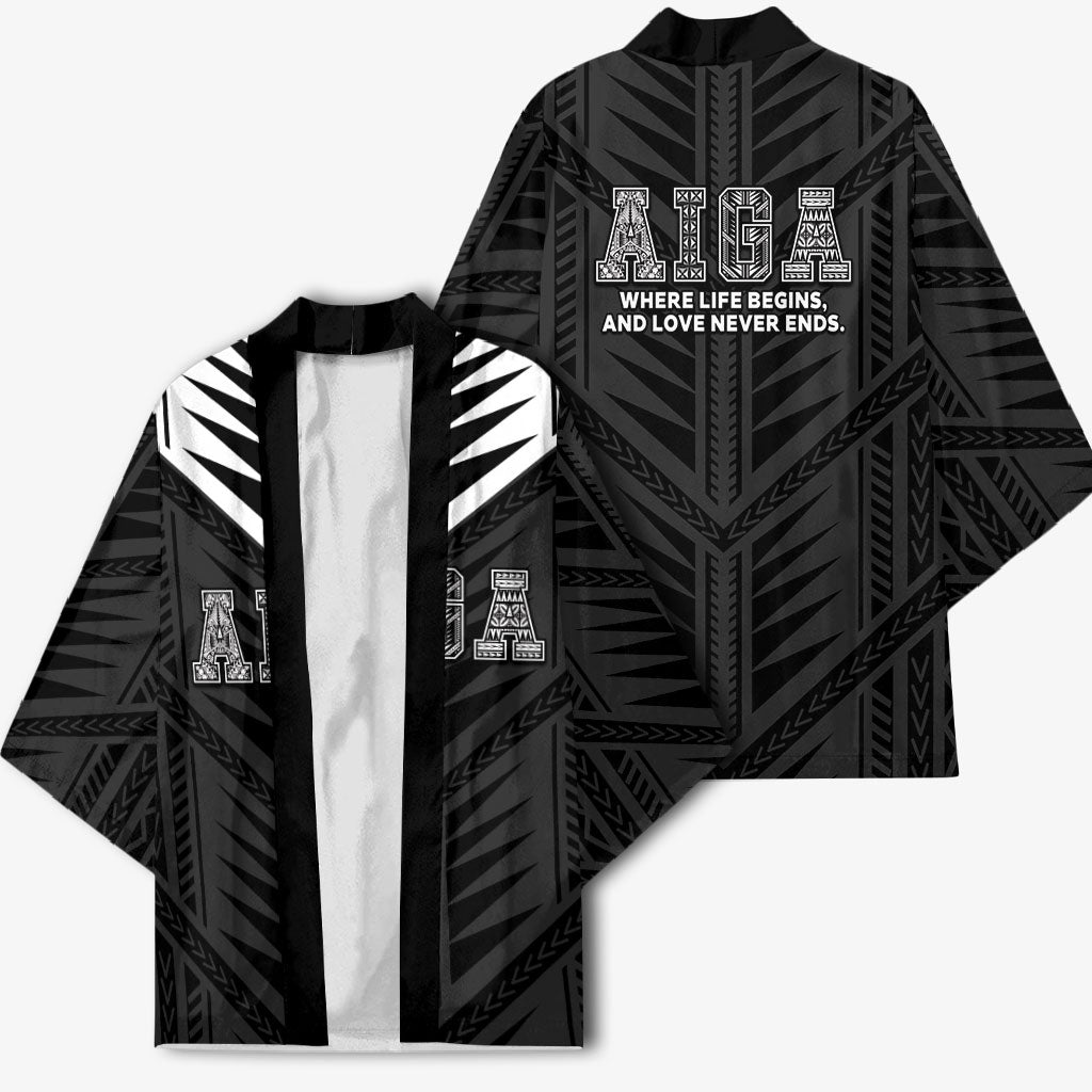 Samoa Aiga Kimono Samoan Tribal Pattern LT05 - Polynesian Pride