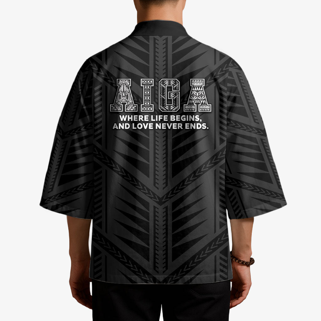 Samoa Aiga Kimono Samoan Tribal Pattern LT05 - Polynesian Pride