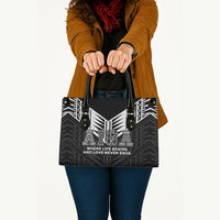 Samoa Aiga Leather Bag Samoan Tribal Pattern LT05 - Polynesian Pride