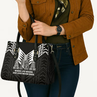 Samoa Aiga Leather Bag Samoan Tribal Pattern LT05 - Polynesian Pride