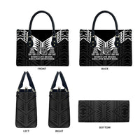 Samoa Aiga Leather Bag Samoan Tribal Pattern LT05 - Polynesian Pride
