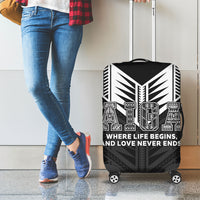 Samoa Aiga Luggage Cover Samoan Tribal Pattern LT05 - Polynesian Pride