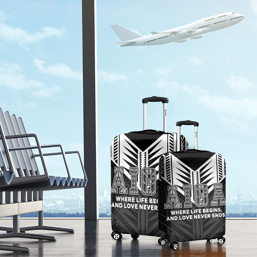 Samoa Aiga Luggage Cover Samoan Tribal Pattern LT05 - Polynesian Pride