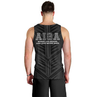 Samoa Aiga Men Tank Top Samoan Tribal Pattern LT05 - Polynesian Pride