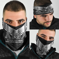 Samoa Aiga Neck Gaiter Samoan Tribal Pattern LT05 - Polynesian Pride
