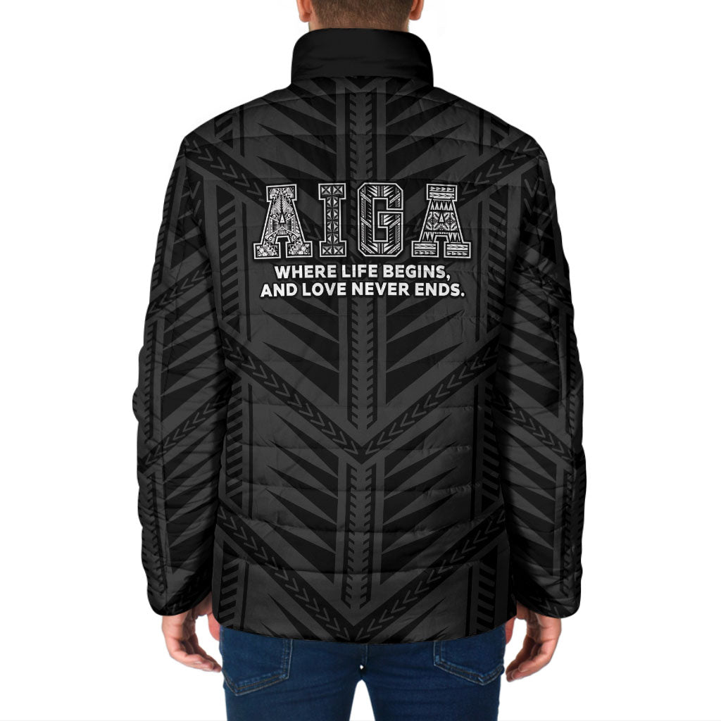 Samoa Aiga Padded Jacket Samoan Tribal Pattern LT05 - Polynesian Pride