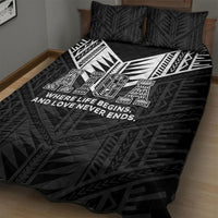 Samoa Aiga Quilt Bed Set Samoan Tribal Pattern LT05 - Polynesian Pride