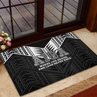 Samoa Aiga Rubber Doormat Samoan Tribal Pattern LT05 - Polynesian Pride