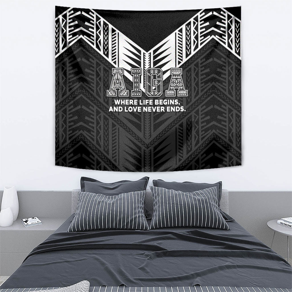 Samoa Aiga Tapestry Samoan Tribal Pattern LT05 - Polynesian Pride
