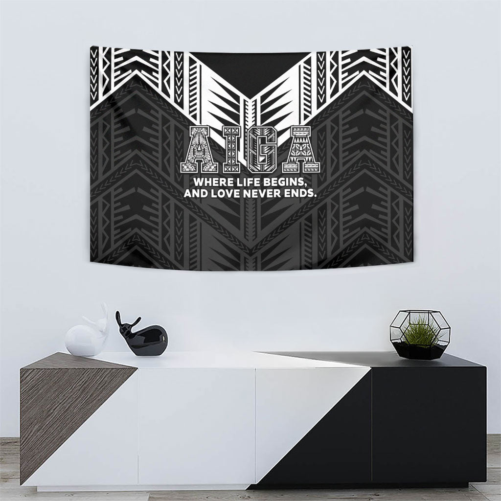 Samoa Aiga Tapestry Samoan Tribal Pattern LT05 - Polynesian Pride