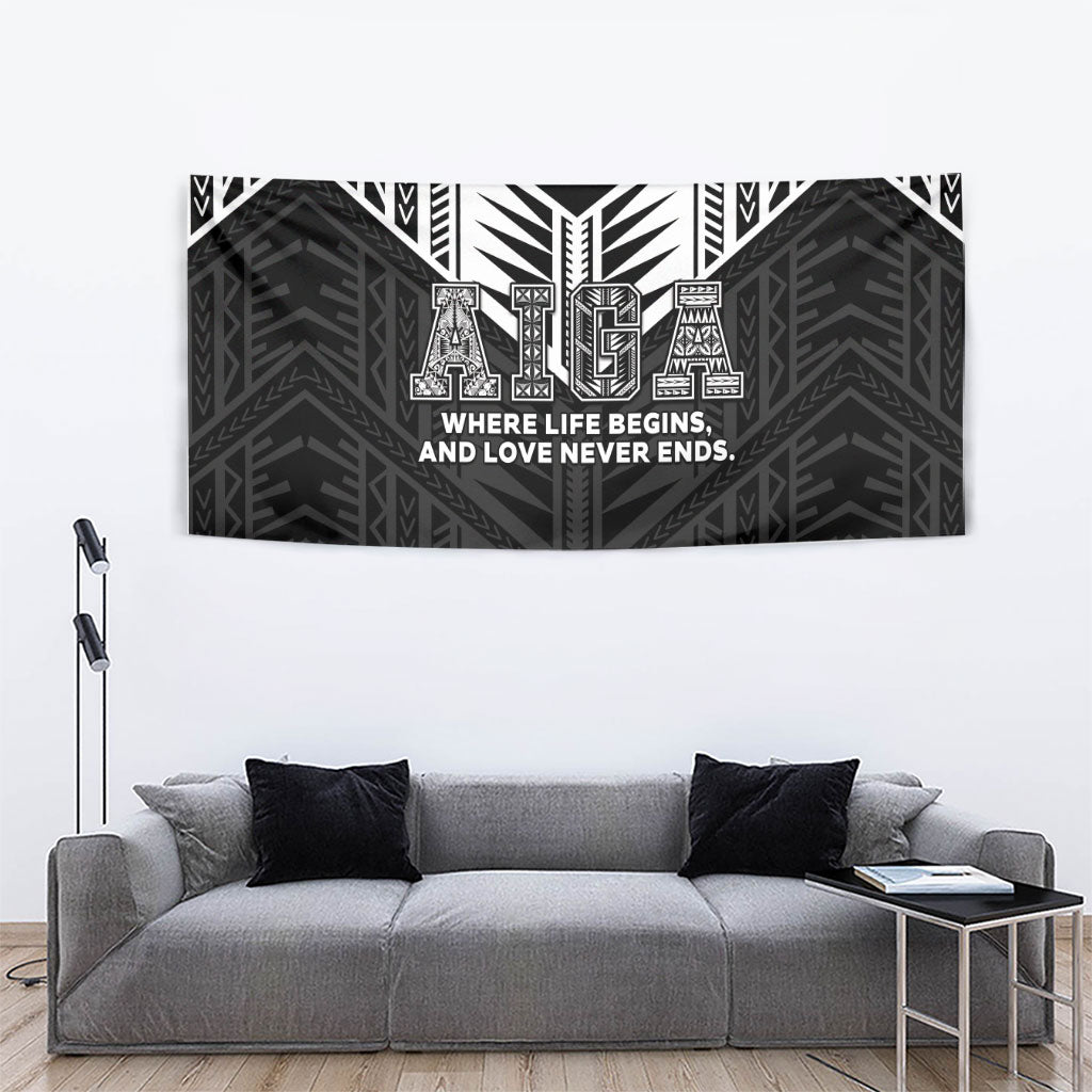 Samoa Aiga Tapestry Samoan Tribal Pattern LT05 - Polynesian Pride