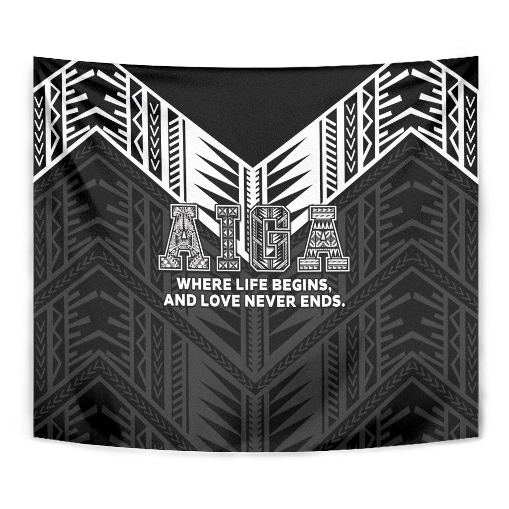 Samoa Aiga Tapestry Samoan Tribal Pattern LT05 - Polynesian Pride