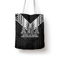 Samoa Aiga Tote Bag Samoan Tribal Pattern LT05 - Polynesian Pride