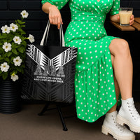 Samoa Aiga Tote Bag Samoan Tribal Pattern LT05 - Polynesian Pride