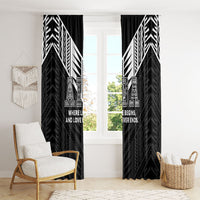 Samoa Aiga Window Curtain Samoan Tribal Pattern LT05 - Polynesian Pride