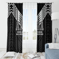 Samoa Aiga Window Curtain Samoan Tribal Pattern LT05 - Polynesian Pride