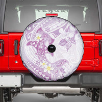 Polynesia Hammerhead Shark Spare Tire Cover Tropical Flowers Tribal Pattern Lavender LT05 - Polynesian Pride